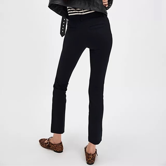 Free People Molly Slim Pants Trousers Black - Picture 3 of 6